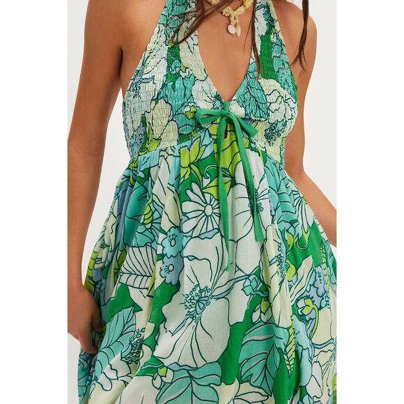 NWT Free People Bayside Florals Maxi Dress Size S - Picture 2 of 16